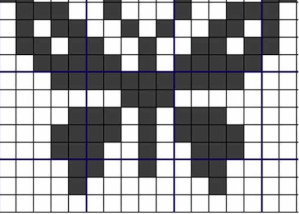 Jacquardhäkeln für Anfänger. Muster, Beschreibung im Kreis, in Ziegelhäkeltechnik, in Drehreihen