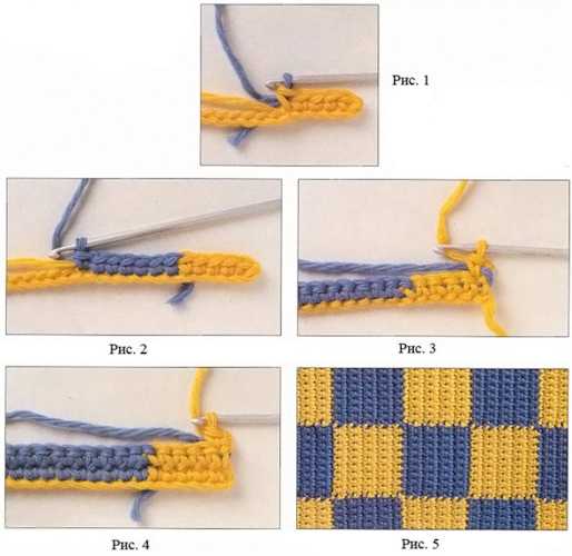 Jacquardhäkeln für Anfänger. Muster, Beschreibung im Kreis, in Ziegelhäkeltechnik, in Drehreihen