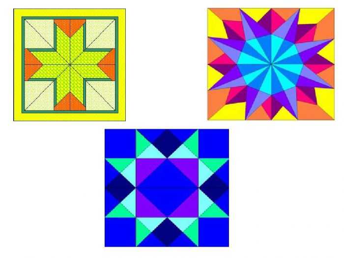 Ornament aus geometrischen Formen. 80 Muster