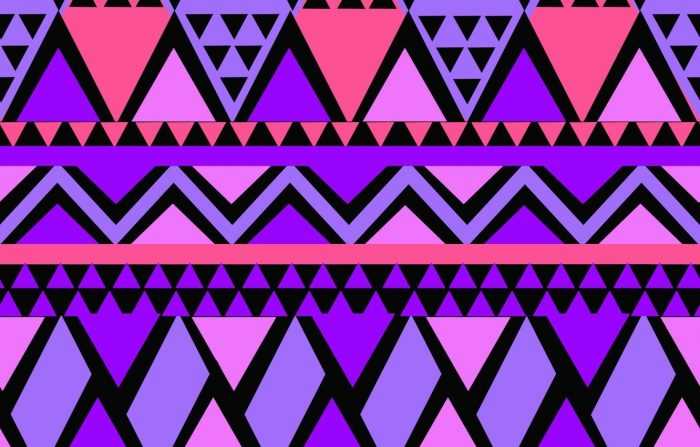 Ornament aus geometrischen Formen. 80 Muster