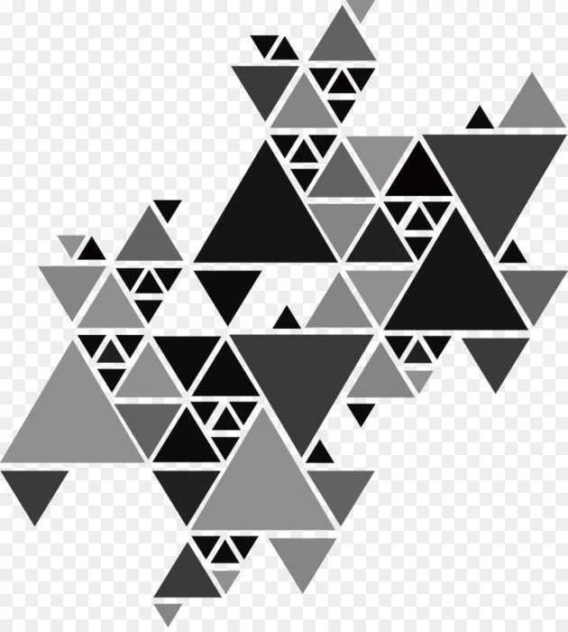 Ornament aus geometrischen Formen. 80 Muster