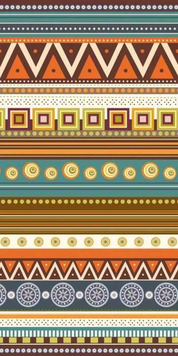 Ornament aus geometrischen Formen. 80 Muster