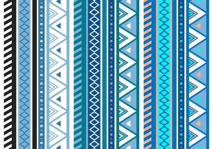 Ornament aus geometrischen Formen. 80 Muster