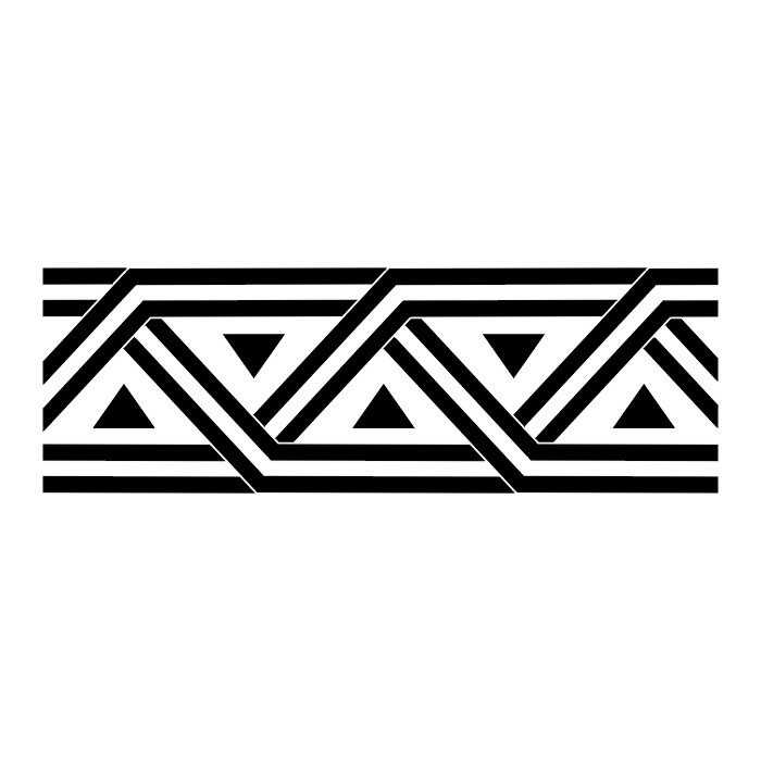Ornament aus geometrischen Formen. 80 Muster