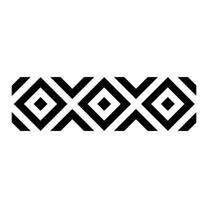 Ornament aus geometrischen Formen. 80 Muster