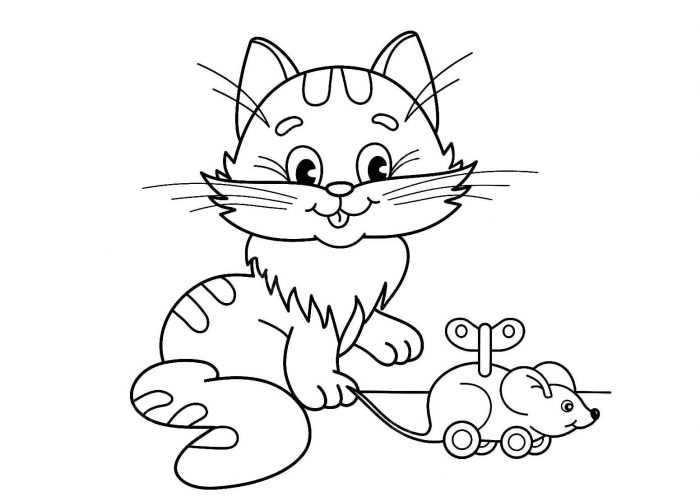 Katzen Malvorlagen für Kinder 50 Bilder