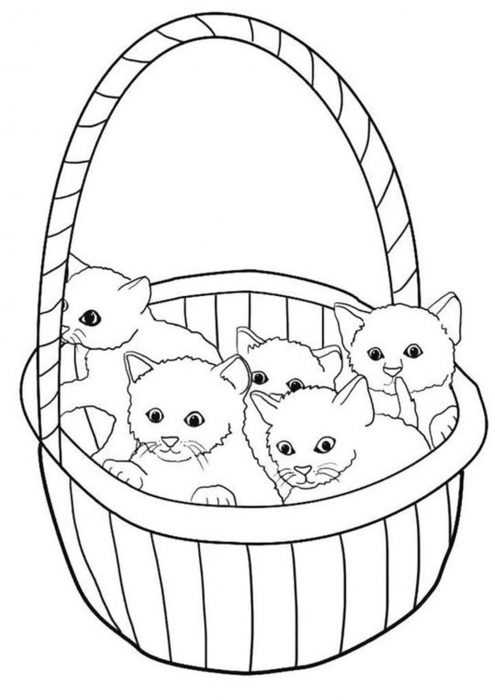 Katzen Malvorlagen für Kinder 50 Bilder