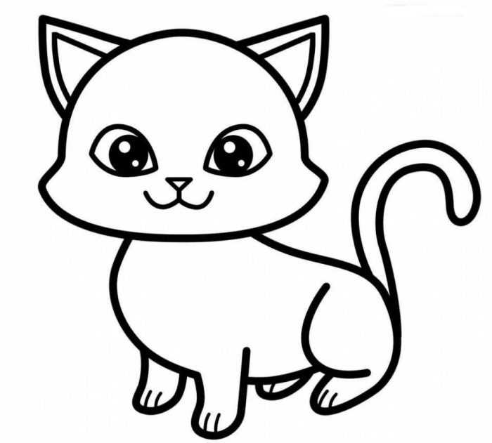 Katzen Malvorlagen für Kinder 50 Bilder
