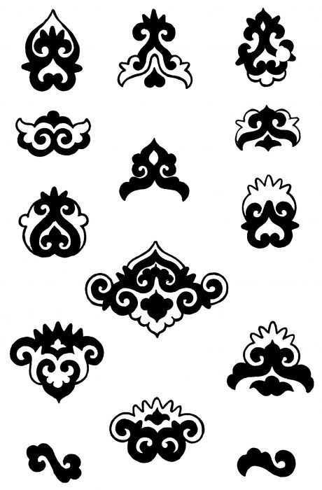 Tatarische Ornamente 80 Muster, Bilder