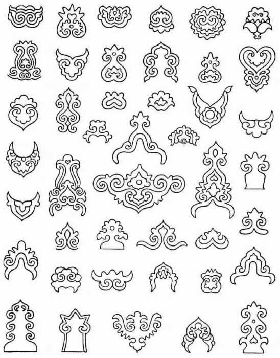 Tatarische Ornamente 80 Muster, Bilder