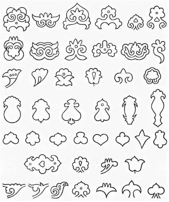 Tatarische Ornamente 80 Muster, Bilder