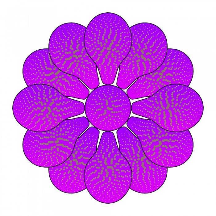 Șabloane de flori colorate pentru decupat din hârtie 170 de ilustrații
