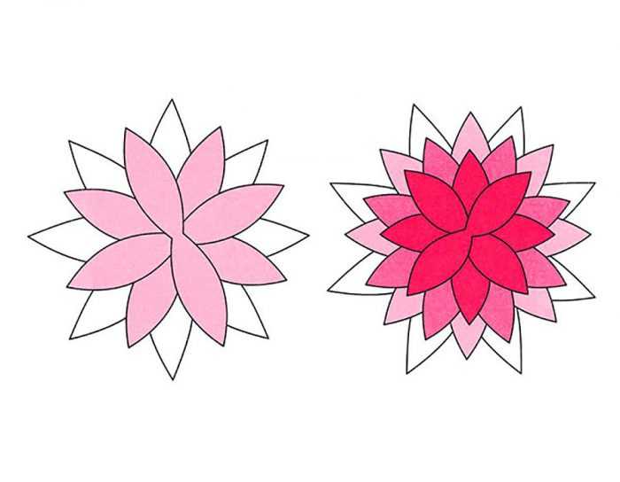 Șabloane de flori colorate pentru decupat din hârtie 170 de ilustrații
