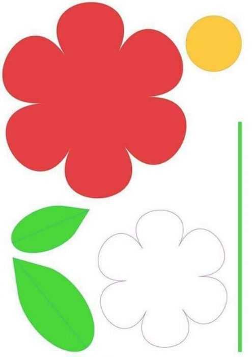 Șabloane de flori colorate pentru decupat din hârtie 170 de ilustrații