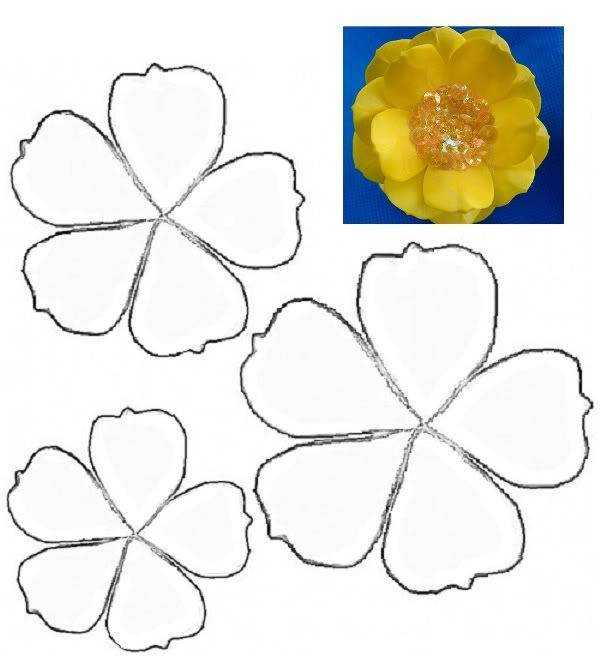 Șabloane de flori colorate pentru decupat din hârtie 170 de ilustrații