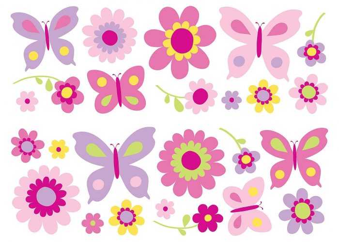 Șabloane de flori colorate pentru decupat din hârtie 170 de ilustrații
