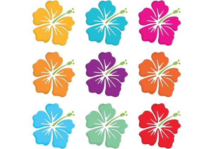 Șabloane de flori colorate pentru decupat din hârtie 170 de ilustrații