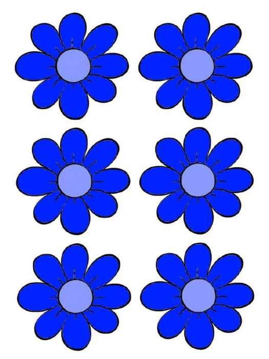 Șabloane de flori colorate pentru decupat din hârtie 170 de ilustrații