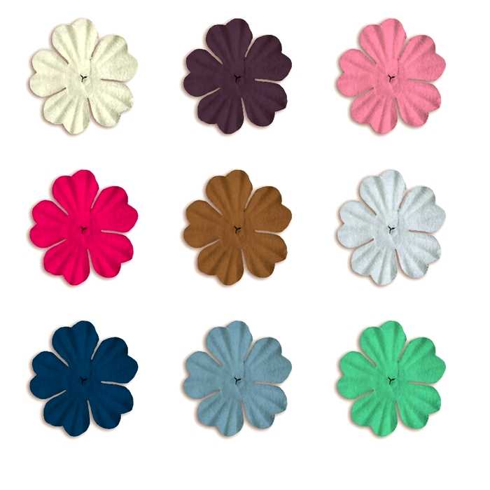Șabloane de flori colorate pentru decupat din hârtie 170 de ilustrații