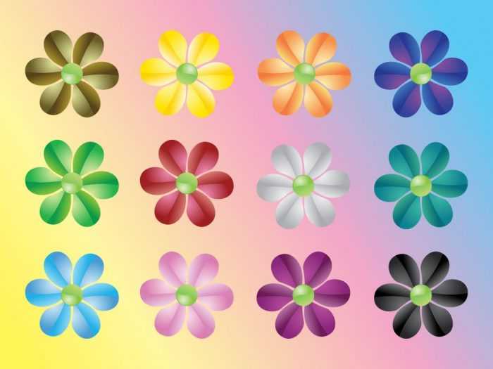 Șabloane de flori colorate pentru decupat din hârtie 170 de ilustrații