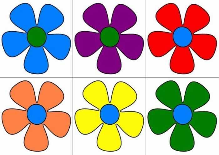 Șabloane de flori colorate pentru decupat din hârtie 170 de ilustrații
