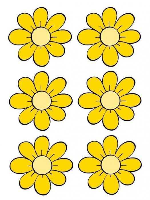 Șabloane de flori colorate pentru decupat din hârtie 170 de ilustrații