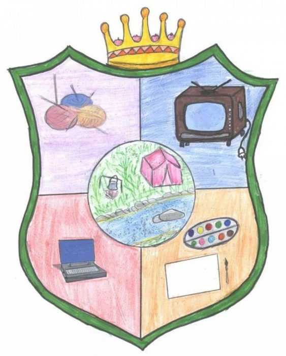 Emblem (Wappen) der Klasse Bleistiftzeichnungen 100 Abbildungen