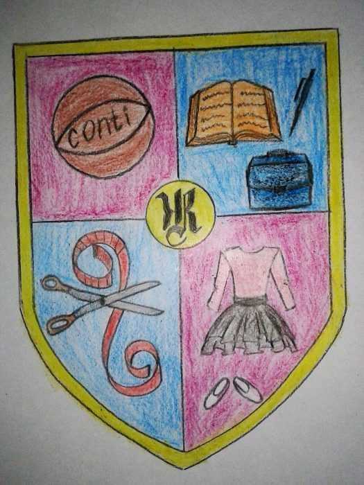 Emblem (Wappen) der Klasse Bleistiftzeichnungen 100 Abbildungen