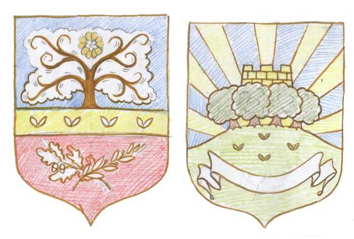 Emblem (Wappen) der Klasse Bleistiftzeichnungen 100 Abbildungen