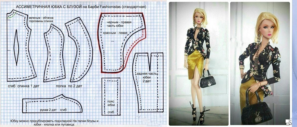 Muster für Barbie von Zellen für Anfänger
