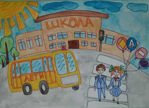Road Safety (Traffic Regulations) for Children. Drawings, Coloring Pages