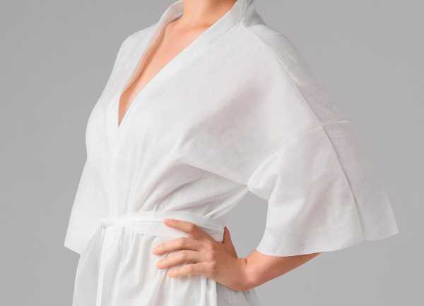 Kimono-Bademantel für Damen. Schnittmuster, wie man näht