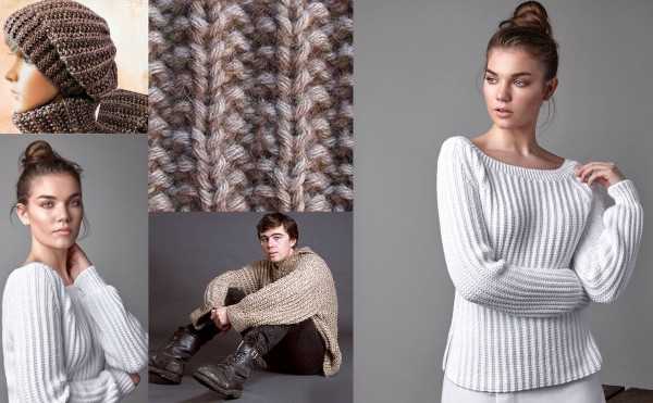 Polnisches elastisches Stricken. Strickanleitung, Schritt-für-Schritt-Beschreibung im Kreis