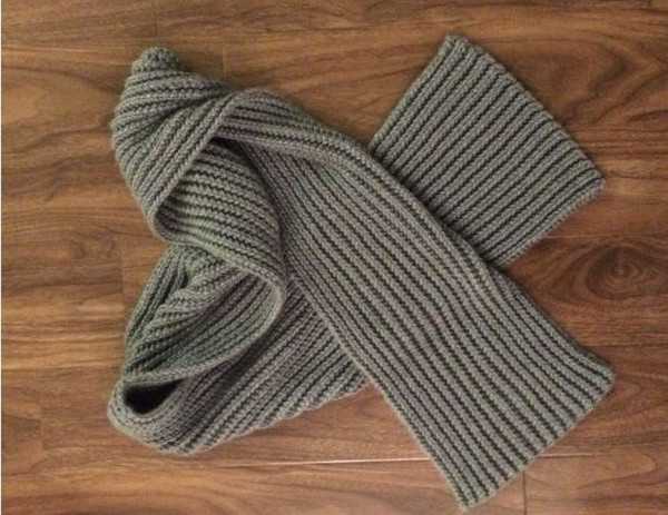 Polnisches elastisches Stricken. Strickanleitung, Schritt-für-Schritt-Beschreibung im Kreis