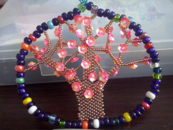 DIY Perlen-Sakura Schritt für Schritt mit Fotos