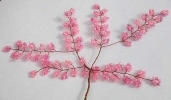 DIY Perlen-Sakura Schritt für Schritt mit Fotos